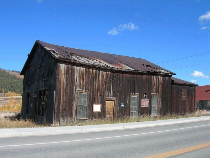 Alma's Historic Ladies Aid Hall & Marker. Click for full size. Alma's Historic Ladies Aid Hall & Marker image. Click for full size.