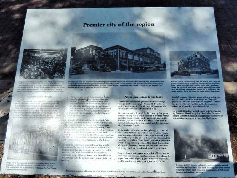 Premier City of the Region Marker. Click for full size. Premier City of the Region Marker image. Click for full size.