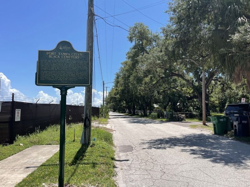 Port Tampa City�s Black Cemetery Marker image. Click for full size.