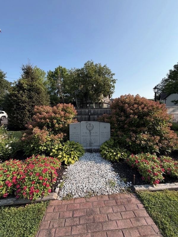 Voorheesville Veterans Memorial. Click for full size. Voorheesville Veterans Memorial image. Click for full size.