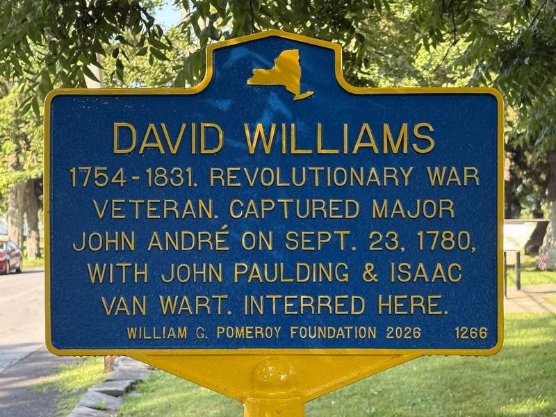 David Williams Marker. Click for full size. David Williams Marker image. Click for full size.