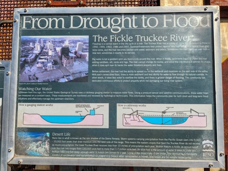 From Drought to Flood Marker. Click for full size. From Drought to Flood Marker image. Click for full size.