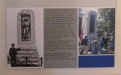 History of the Memorial. Click for full size. History of the Memorial image. Click for full size.