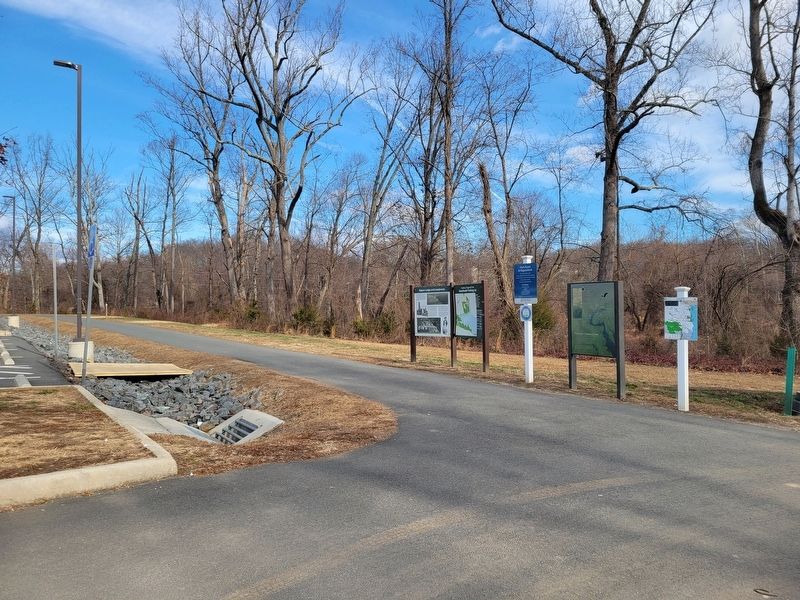 Rippon Lodge and Leesylvania Marker. Click for full size. Rippon Lodge and Leesylvania Marker image. Click for full size.