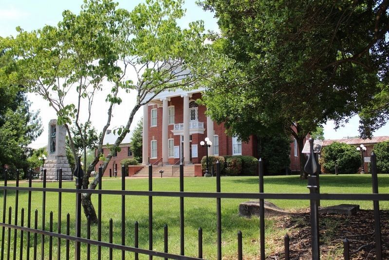 Second Louisa County Courthouse Threshold & 'New' Courthouse. Click for full size. Second Louisa County Courthouse Threshold & 'New' Courthouse image. Click for full size.