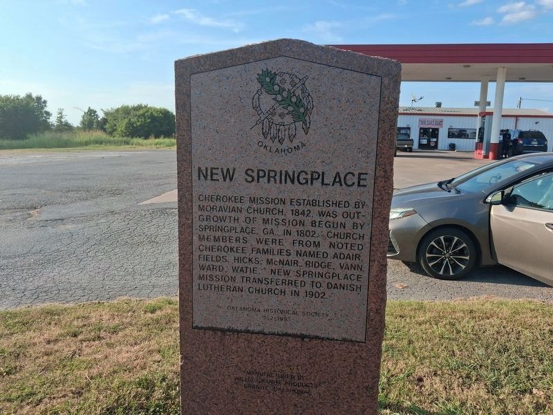 New Springplace Marker. Click for full size. New Springplace Marker image. Click for full size.