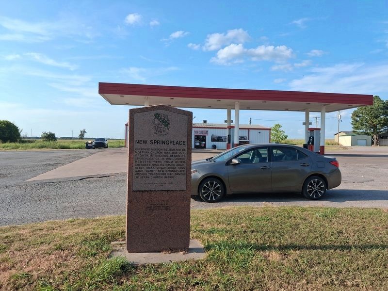 New Springplace Marker. Click for full size. New Springplace Marker image. Click for full size.