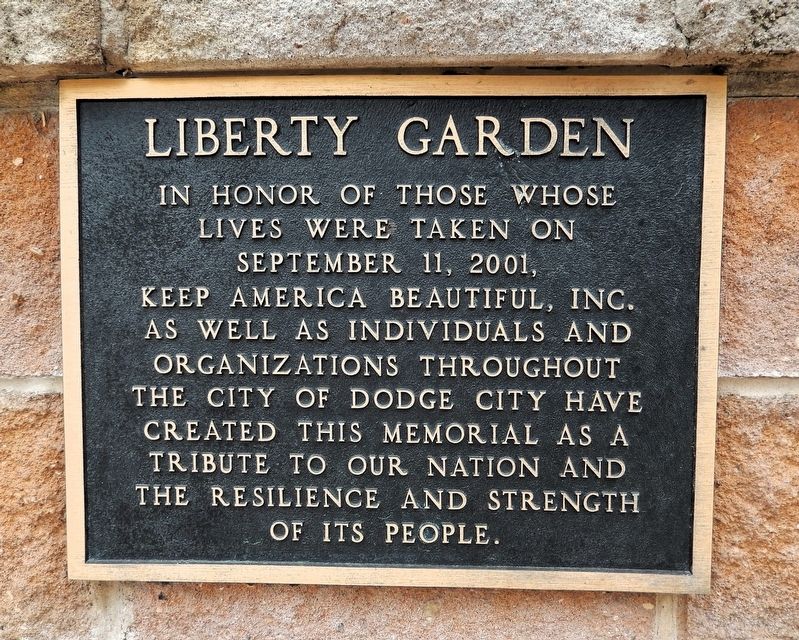 Liberty Garden Marker. Click for full size. Liberty Garden Marker image. Click for full size.