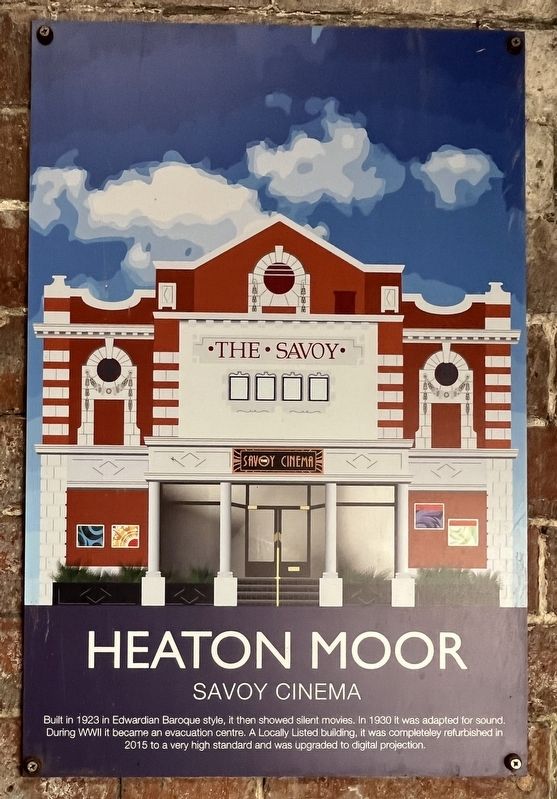 Heaton Moor Marker image. Click for full size.
