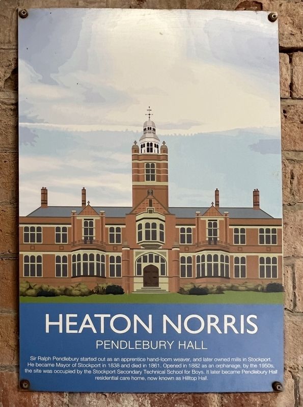 Heaton Norris Marker. Click for full size. Heaton Norris Marker image. Click for full size.