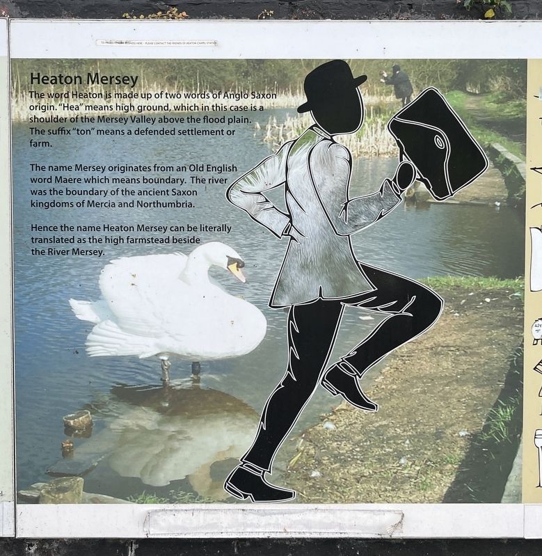 Heaton Mersey Marker. Click for full size. Heaton Mersey Marker image. Click for full size.