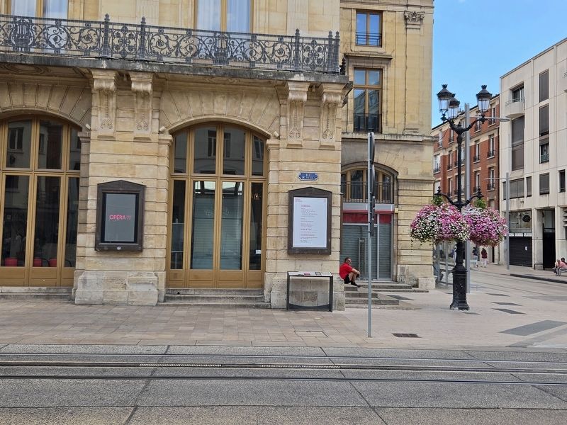 Op�ra, ancien Grand Th��tre / Opera, Former Grand Th��tre Marker image. Click for full size.