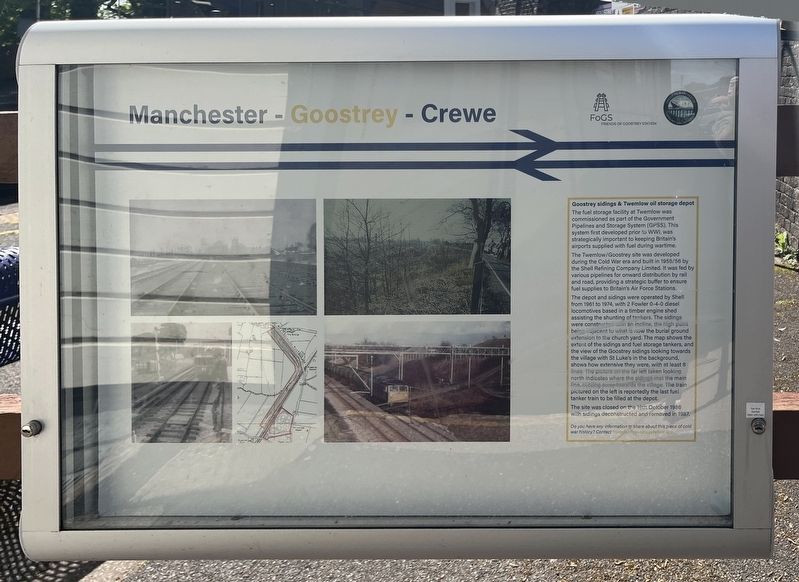 Manchester - Goostrey - Crewe Marker. Click for full size. Manchester - Goostrey - Crewe Marker image. Click for full size.