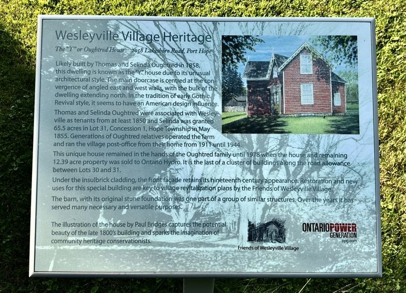 Wesleyville Village Heritage Marker. Click for full size. Wesleyville Village Heritage Marker image. Click for full size.