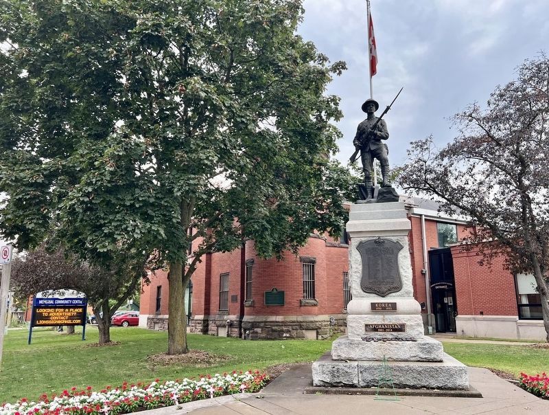 102nd Wentworth Field Battery, Royal Canadian Artillery Marker. Click for full size. 102nd Wentworth Field Battery, Royal Canadian Artillery Marker image. Click for full size.