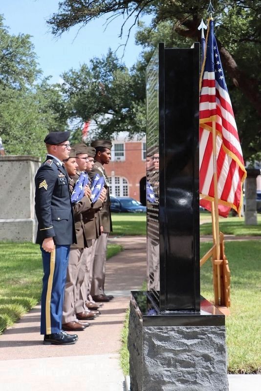 36th Engineer Brigade Color Guard from Fort Hood, Texas. Click for full size. 36th Engineer Brigade Color Guard from Fort Hood, Texas image. Click for full size.