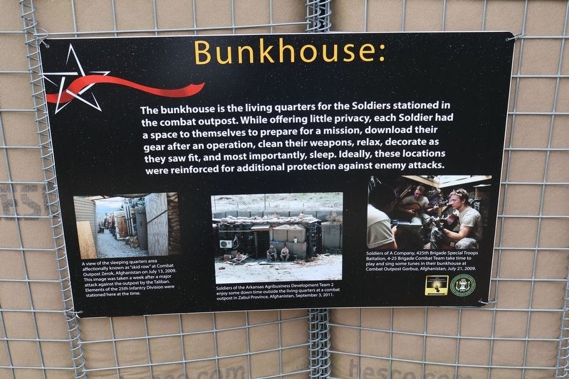 Bunkhouse: wayside image. Click for full size.