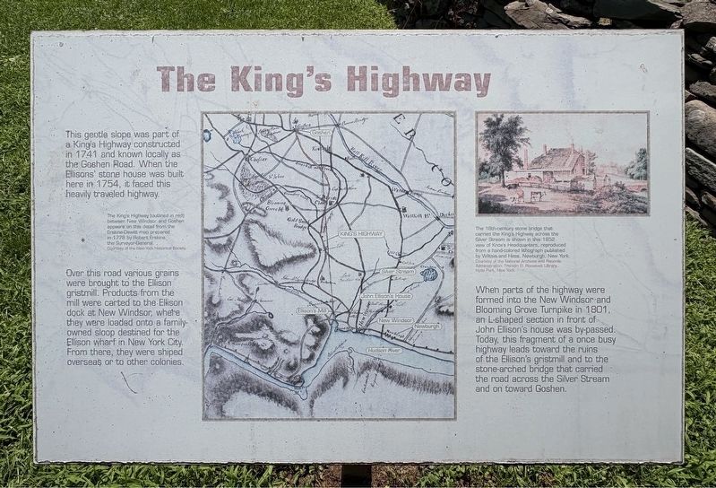 The King’s Highway Marker. Click for full size. The King’s Highway Marker image. Click for full size.