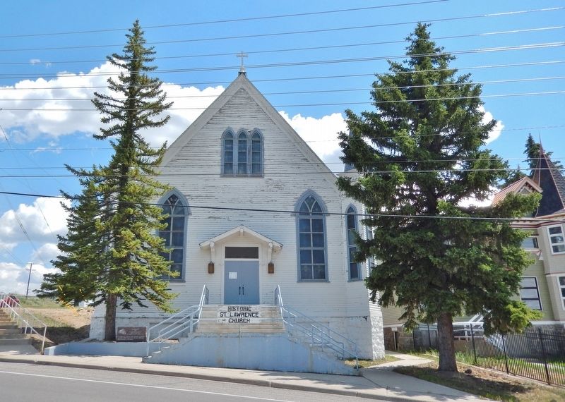 St. Lawrence O’Toole Church (<i>west/front elevation</i>). Click for full size. St. Lawrence O’Toole Church (<i>west/front elevation</i>) image. Click for full size.
