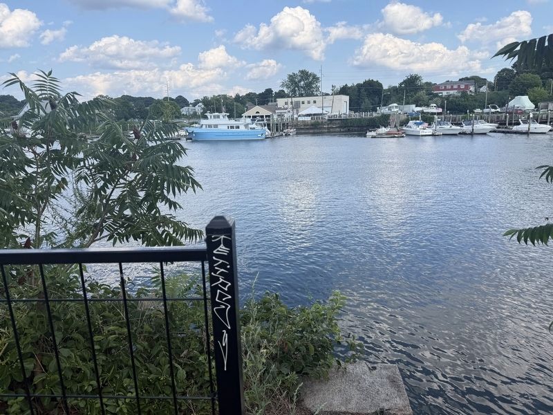 Bridging the Seekonk Marker image. Click for full size.