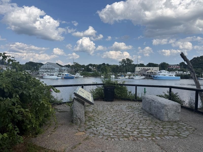 Bridging the Seekonk Marker image. Click for full size.