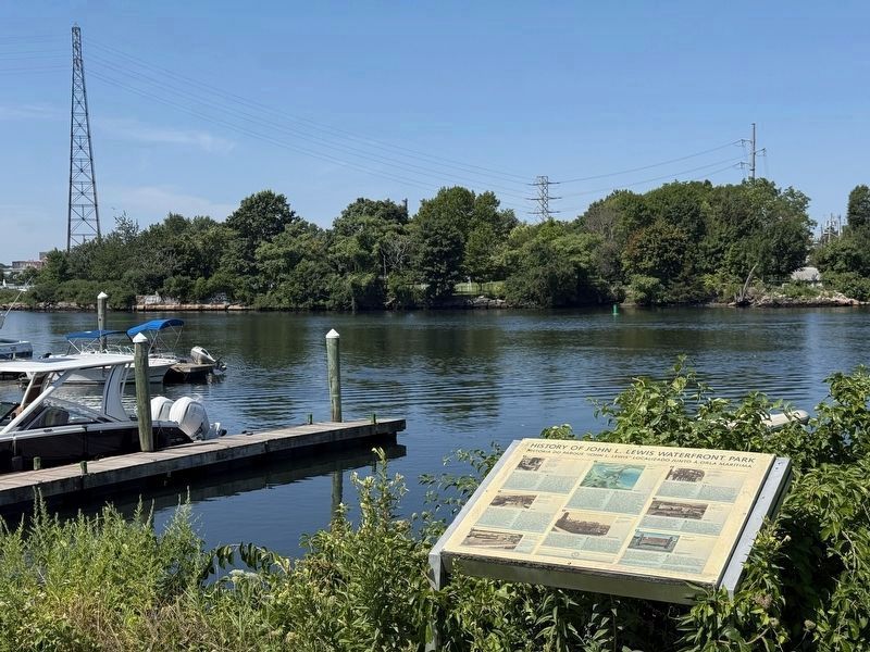 History of John L. Lewis Waterfront Park Marker image. Click for full size.