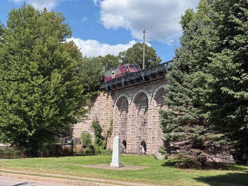 Crossing the Canton Viaduct. Click for full size. Crossing the Canton Viaduct image. Click for full size.