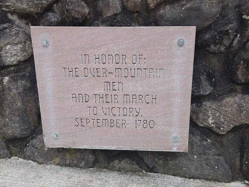 In Honor of the Over-Mountain Men Marker image. Click for full size.