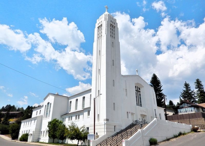 Immaculate Conception Church (<i>southeast elevation</i>). Click for full size. Immaculate Conception Church (<i>southeast elevation</i>) image. Click for full size.