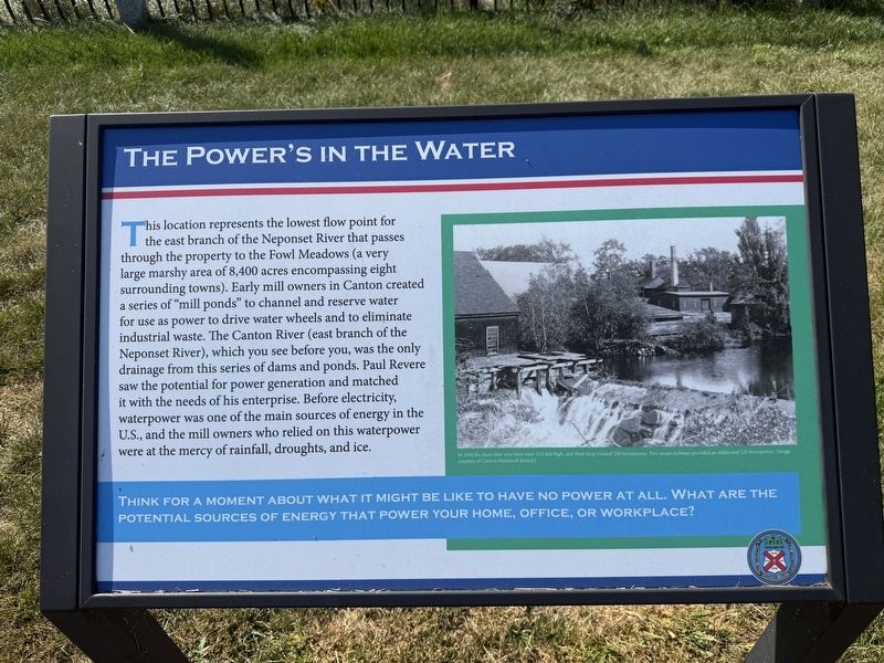 The Power of Water Marker. Click for full size. The Power of Water Marker image. Click for full size.