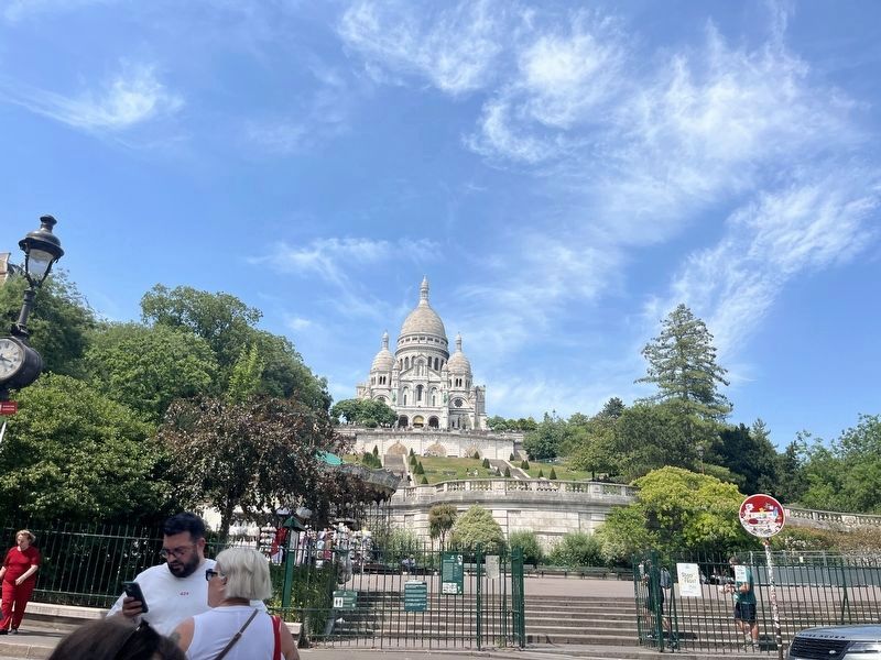 La basilique du Sacré-Cœur Marker. Click for full size. La basilique du Sacré-Cœur Marker image. Click for full size.