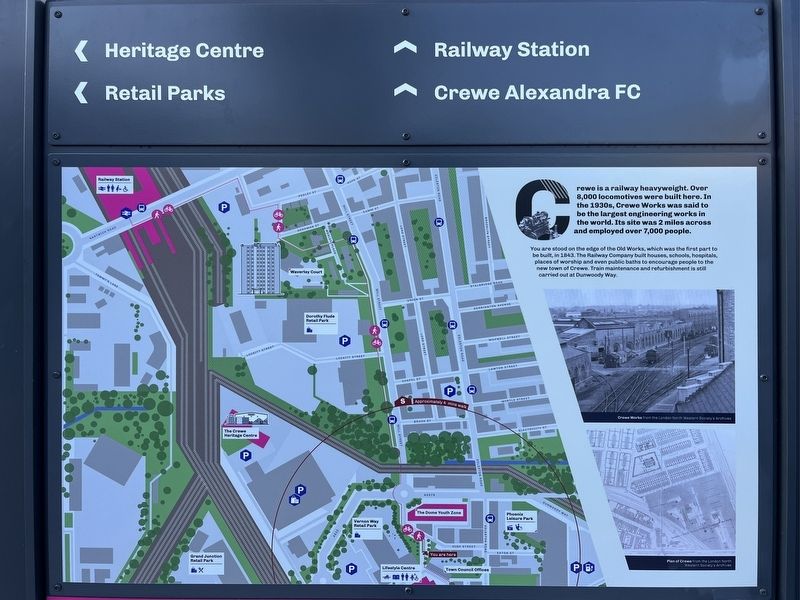 Crewe Marker, Side One. Click for full size. Crewe Marker, Side One image. Click for full size.