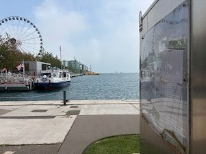 Storm Water Use for Irrigation Marker near Navy Pier. Click for full size. Storm Water Use for Irrigation Marker near Navy Pier image. Click for full size.