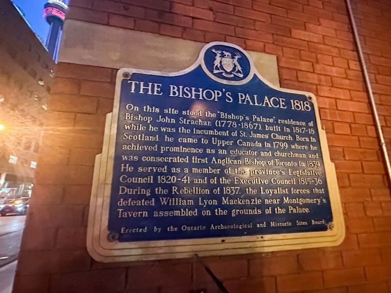 The Bishop’s Palace 1818 Marker. Click for full size. The Bishop’s Palace 1818 Marker image. Click for full size.