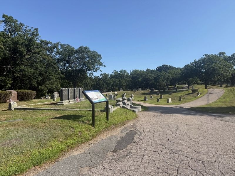 Canton Corner Cemetery Marker (wide). Click for full size. Canton Corner Cemetery Marker (wide) image. Click for full size.