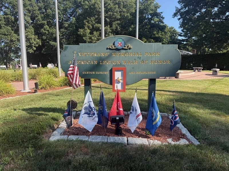 Veterans’ Memorial Park Marker. Click for full size. Veterans’ Memorial Park Marker image. Click for full size.