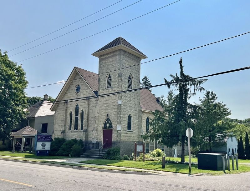 St. Peter�s Anglican Church Marker image. Click for full size.