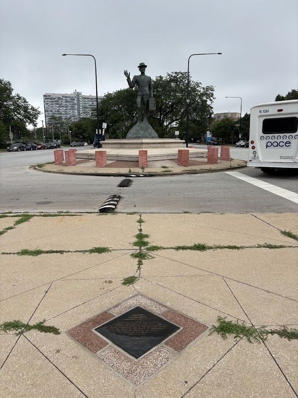 Monument to the Great Northern Migration Marker. Click for full size. Monument to the Great Northern Migration Marker image. Click for full size.
