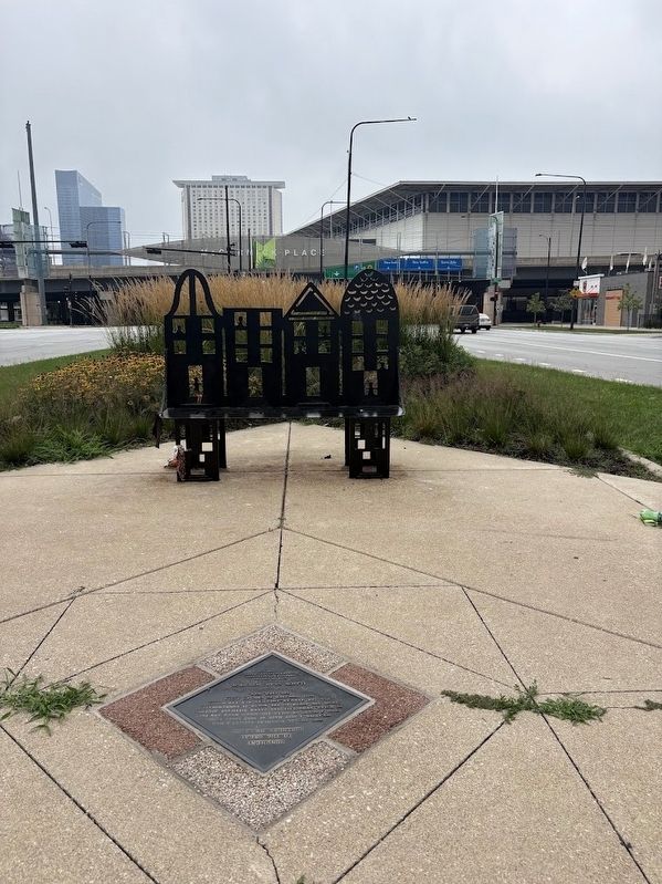 Monument to the Great Northern Migration Marker, facing north. Click for full size. Monument to the Great Northern Migration Marker, facing north image. Click for full size.