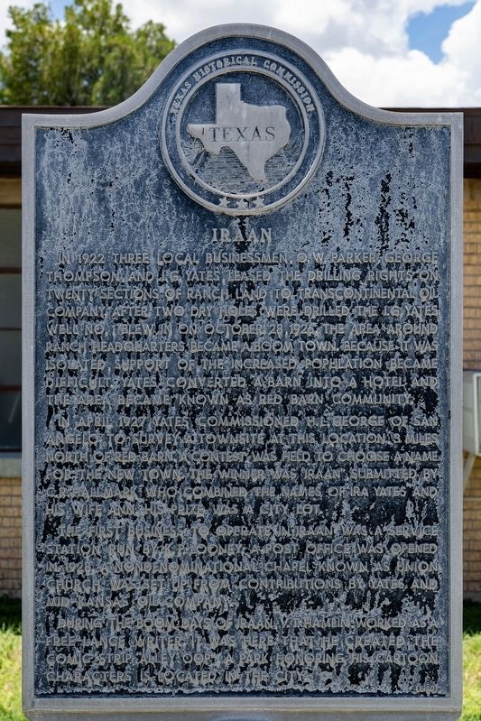 Iraan Marker image. Click for full size.