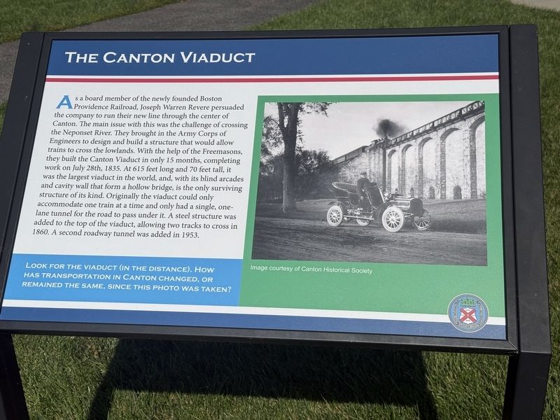 The Canton Viaduct Marker. Click for full size. The Canton Viaduct Marker image. Click for full size.