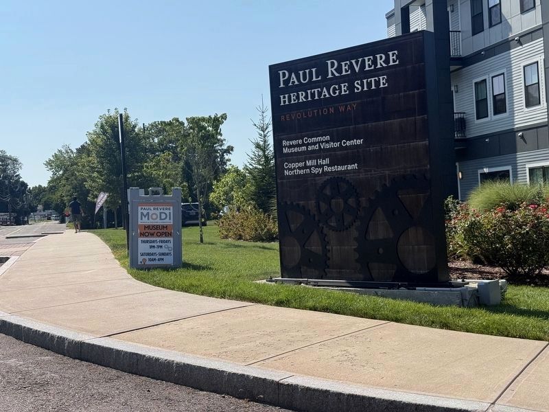 Paul Revere Heritage Site. Click for full size. Paul Revere Heritage Site image. Click for full size.