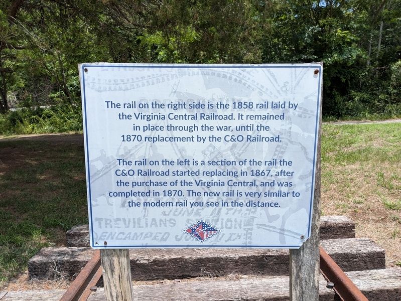 Railroad Rails Marker. Click for full size. Railroad Rails Marker image. Click for full size.