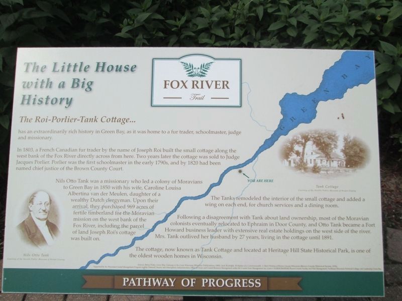 The Little House with a Big History Marker. Click for full size. The Little House with a Big History Marker image. Click for full size.