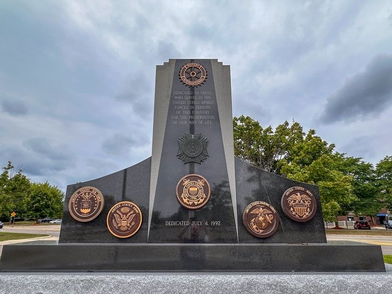 Romulus Veterans Memorial Marker. Click for full size. Romulus Veterans Memorial Marker image. Click for full size.