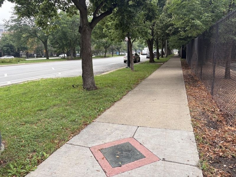 Jack L. Cooper Marker on the east side of King Drive. Click for full size. Jack L. Cooper Marker on the east side of King Drive image. Click for full size.