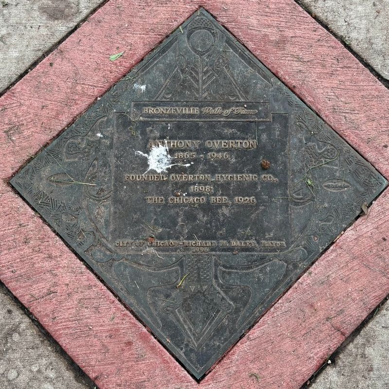 Anthony Overton Marker. Click for full size. Anthony Overton Marker image. Click for full size.