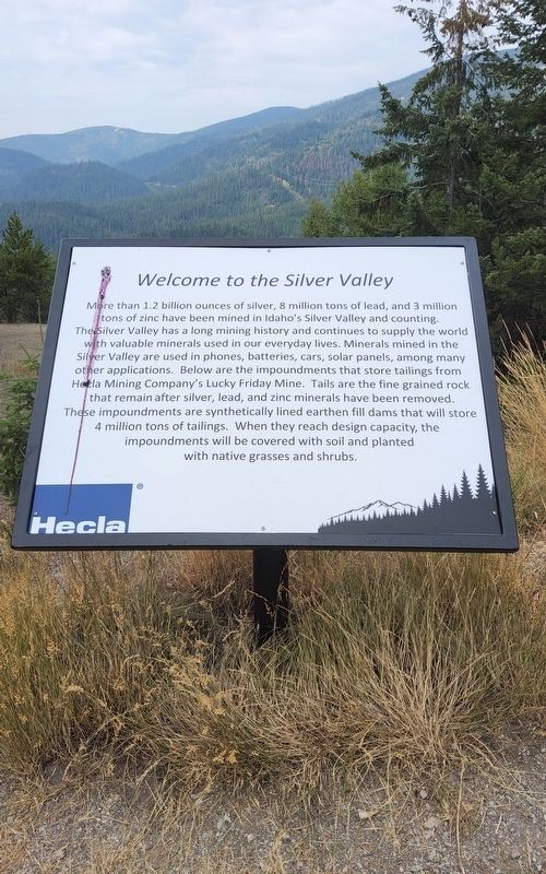 Welcome to Silver Valley Marker. Click for full size. Welcome to Silver Valley Marker image. Click for full size.