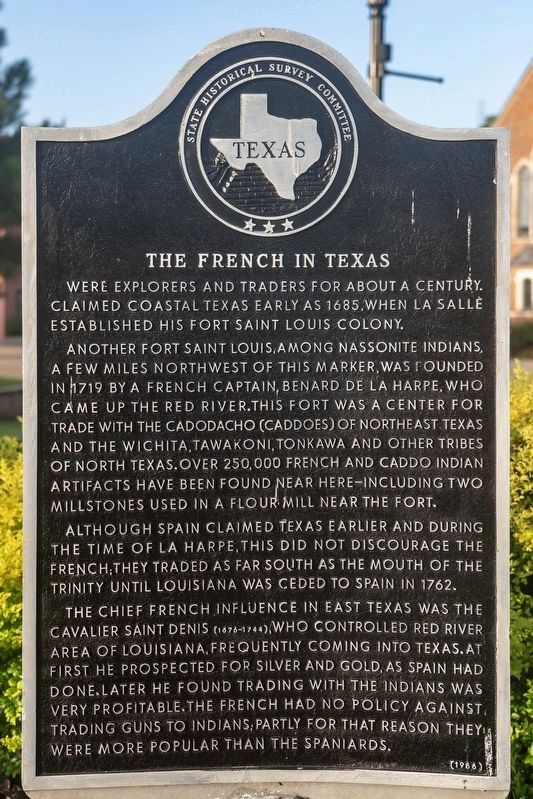 The French in Texas Marker image. Click for full size.