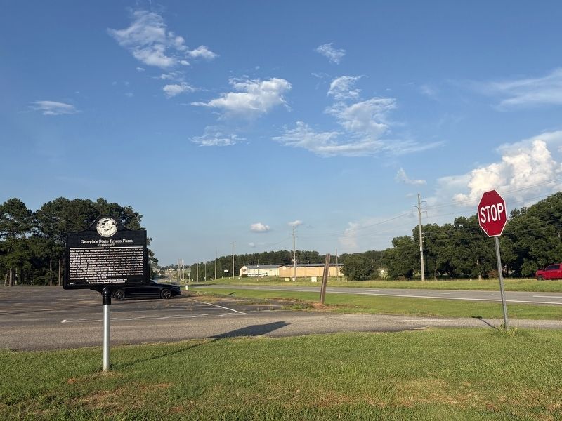 Georgia's State Prison Farm Marker image. Click for full size.